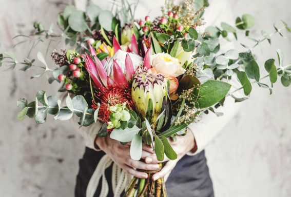 Les fleurs pour les mariés 